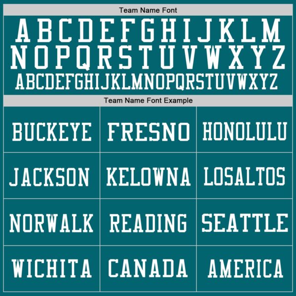 Custom Teal White Mesh Authentic Football Jersey - Image 3